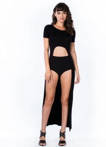 CLUTCHING OUR PEARLS (WORST FASHION): Curve Cut-Out Maxi Dress