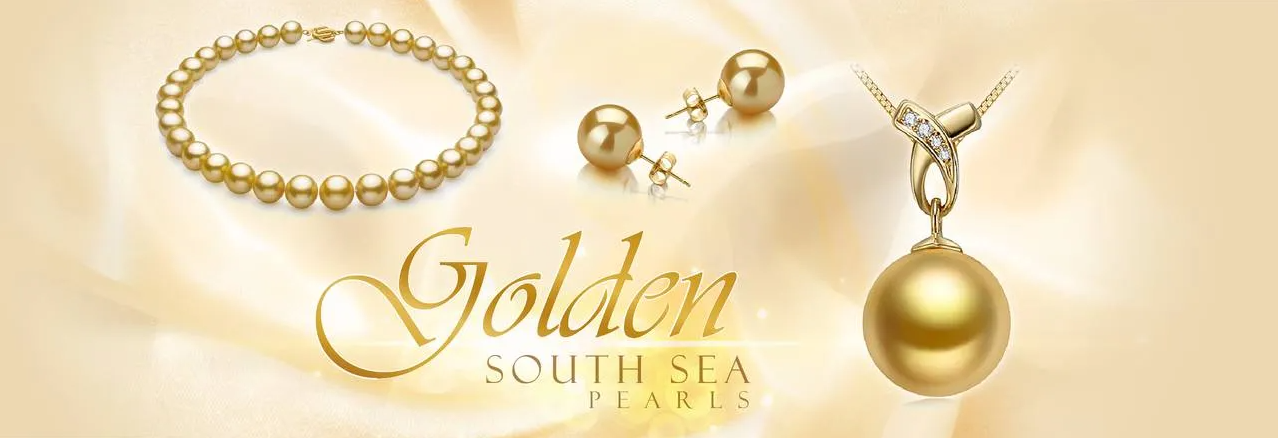 golden pearls necklace - pearls only - pearls jewelry - best pearls jewelry - pearls fashion