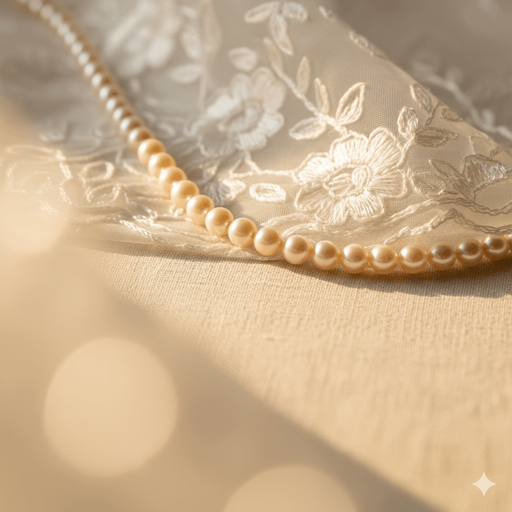 02. Tone-on-tone-sääntö – Helmikorujen sovittaminen kankaaseen