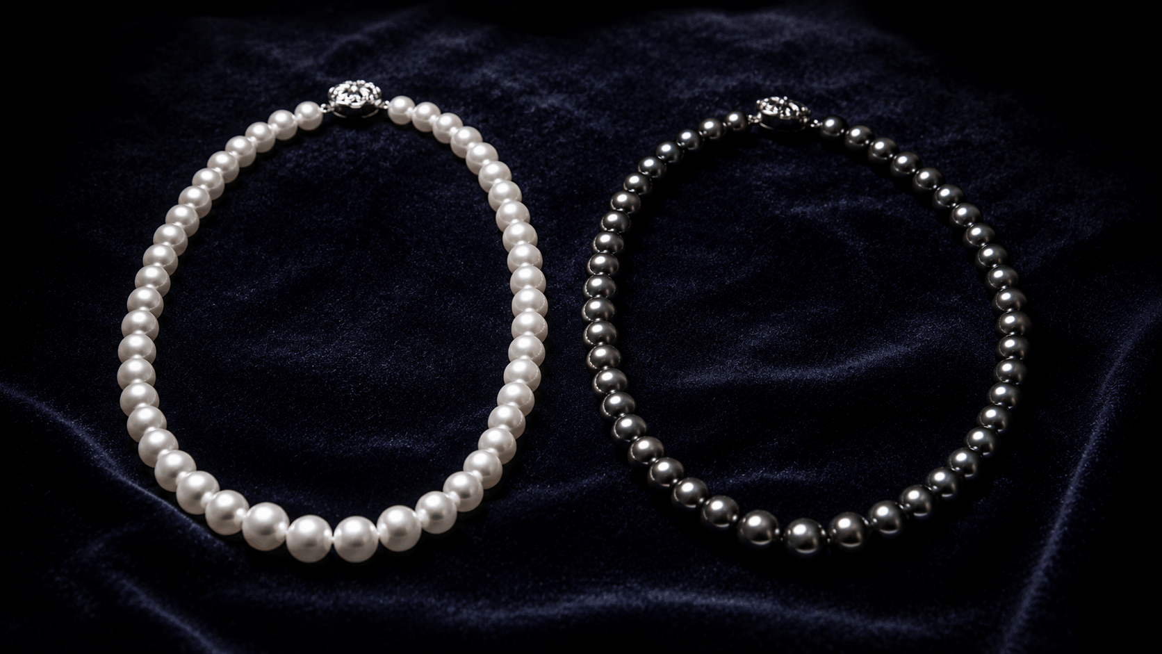 03. Valkoiset vs Mustat Japanese Akoya Pearls
