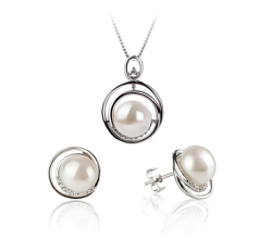 9-10mm Makeanveden Sarja in Kelly Valkoinen