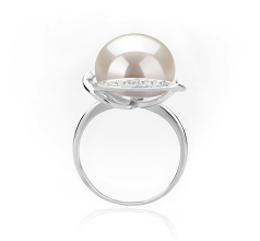 11-12mm Makeanveden Rengas in Wendy Valkoinen