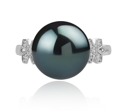 12-13mm Tahitilainen Rengas in Irlanti Musta