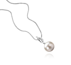 9-10mm Makeanveden Riipus in Edna" in Finnish sale marketing: "Edna Valkoinen