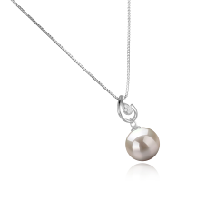 10-11mm Makeanveden Riipus in Femke Valkoinen