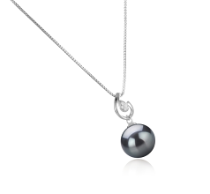 10-11mm Tahitilainen Riipus in Femke Musta