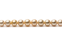 9.3-13.3mm Etelämeri Kaulakoru in 18 tuumaa Kulta