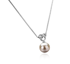 9-10mm Makeanveden Riipus in Adelina Valkoinen