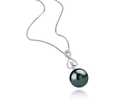12-13mm Tahitilainen Riipus in Patsy Musta
