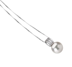 12-13mm Makea vesi - Edison Riipus in Colette Valkoinen