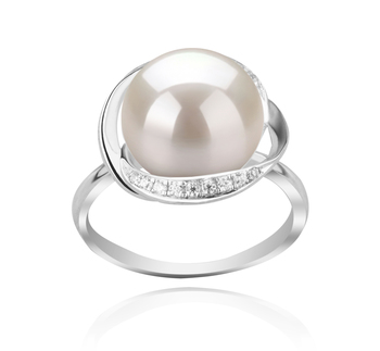 11-12mm Makeanveden Rengas in Wendy Valkoinen