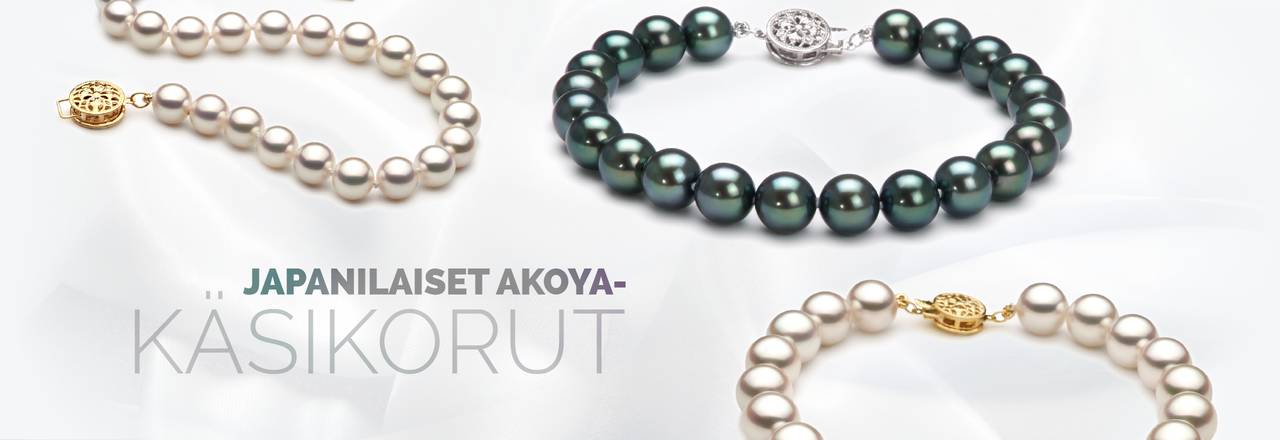 PearlsOnly Japanilainen Akoya rannekoru