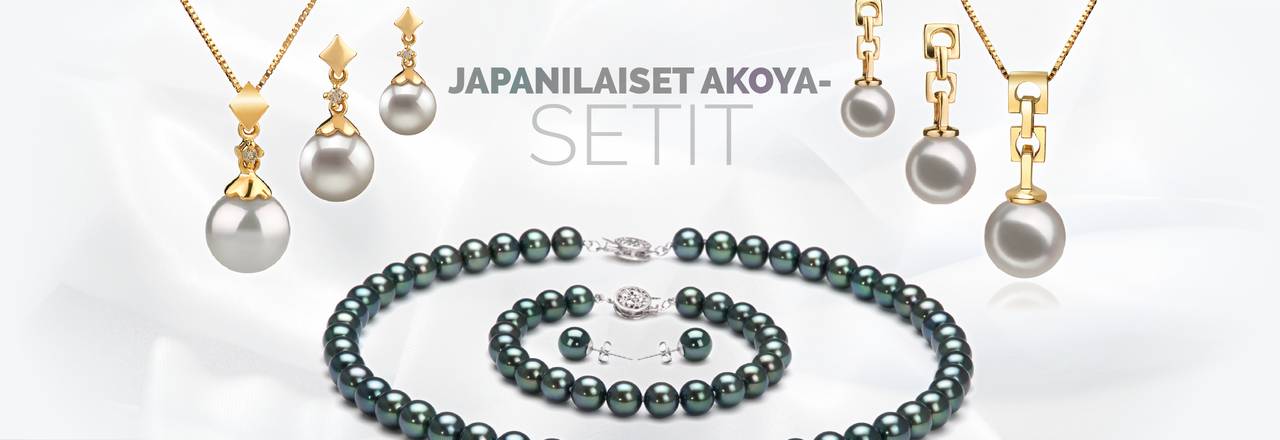 PearlsOnly Japanilainen Akoya-setti