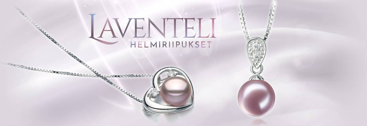 PearlsOnly Laventelin helmiriipukset