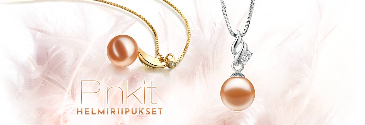 PearlsOnly Pink Pearl riipukset