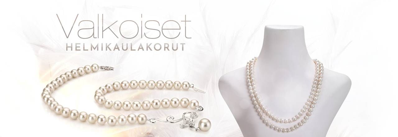 PearlsOnly Valkoiset helminauhat